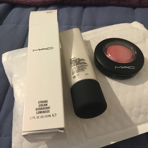 NWT Brand New Mac Strobe Cream Hydrant Mineralized Blush- Happy- Go - Lucky Bund - Picture 2 of 13
